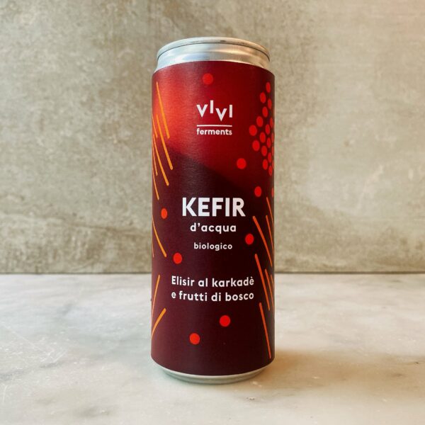 KEFIR AL KARKADÈ E FRUTTI DI BOSCO biologico