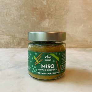 MISO GIOVANE BIOLOGICO. RISO INTEGRALE E PISELLI