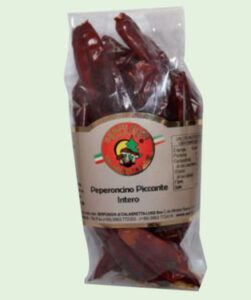 Peperoncino intero essiccato