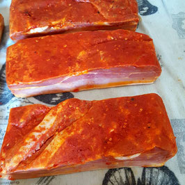 Pancetta tesa piccante